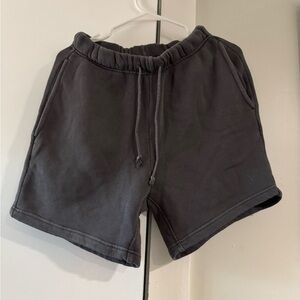 Women's Elwood Athletic Shorts in Dark Charcoal Gray